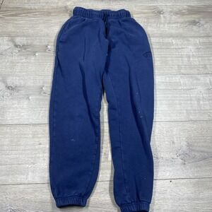 Rudis Sweatpants Mens XS Blue Fleece Jogger Pants Elastic Waist Pockets Gym
